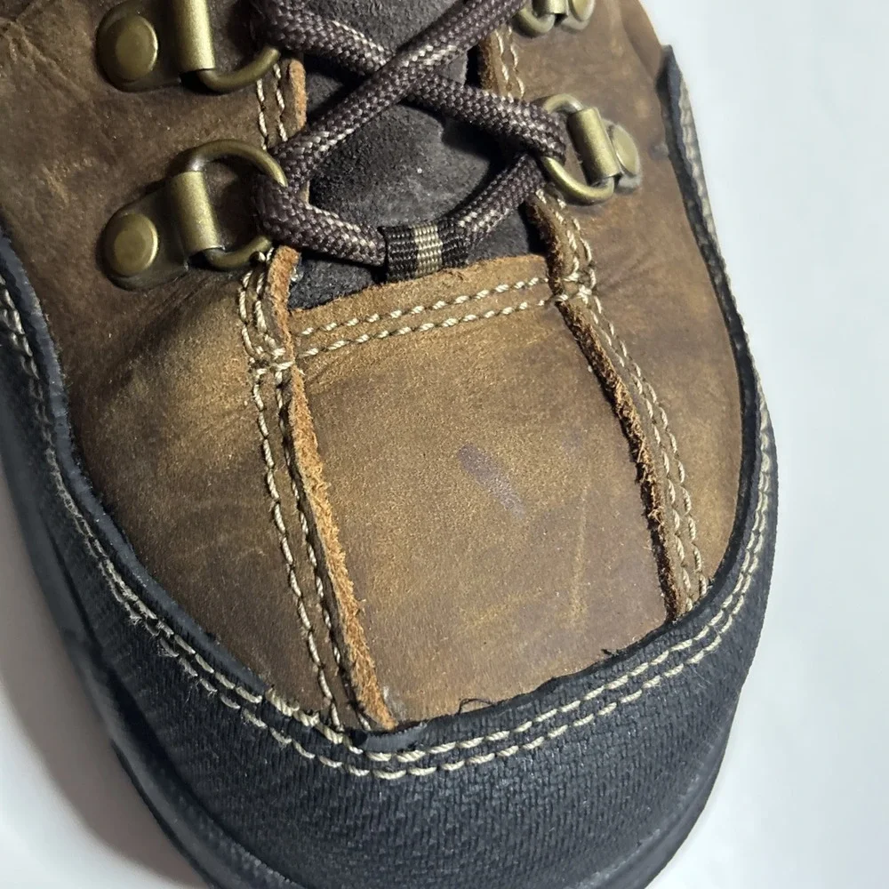 Caterpillar Men's 11.5 Threshold WP Steel Toe Work Boot Brown